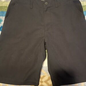 Quiksilver Black Flat Front Men's Shorts